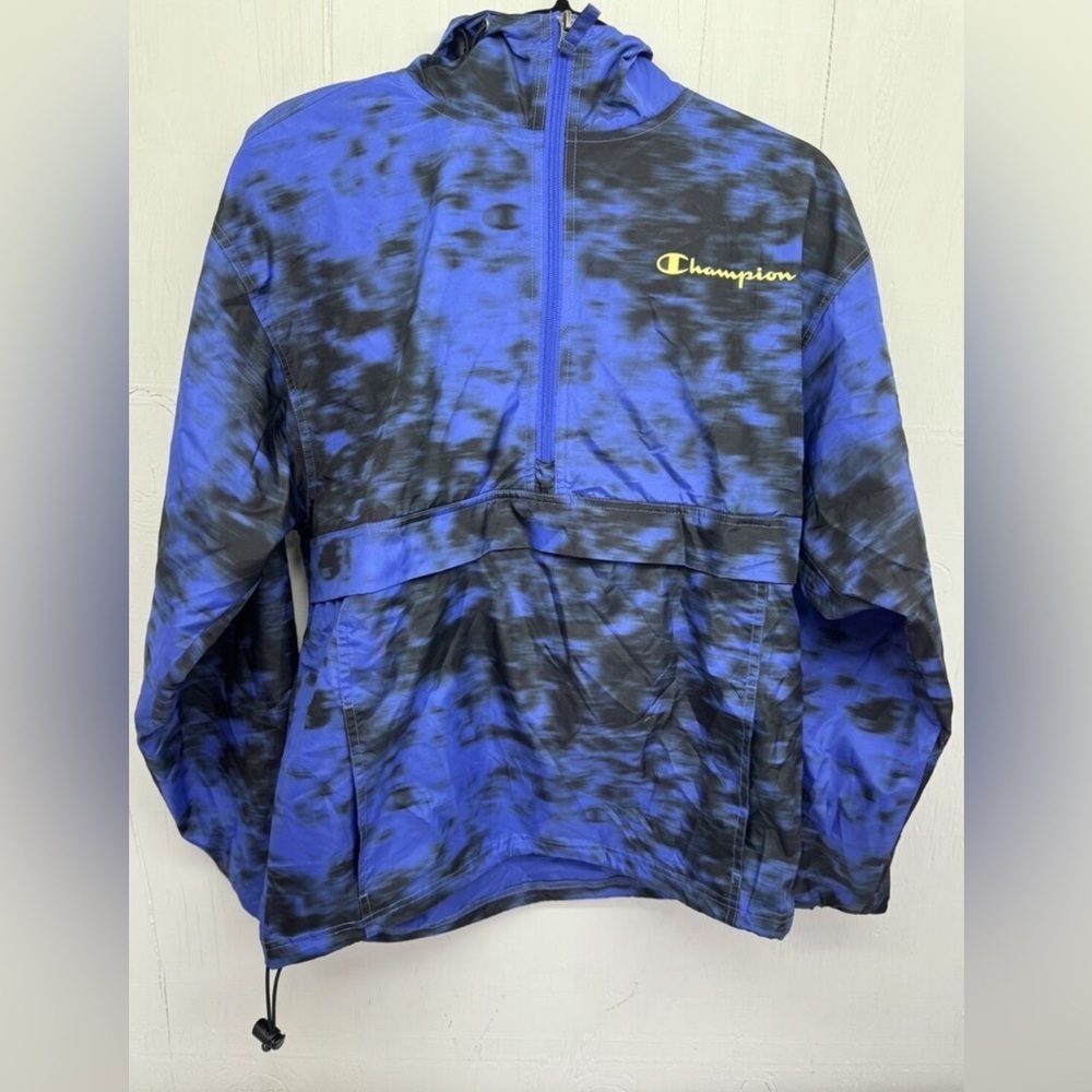 Champion Windbreaker Blue Black Men’s XL